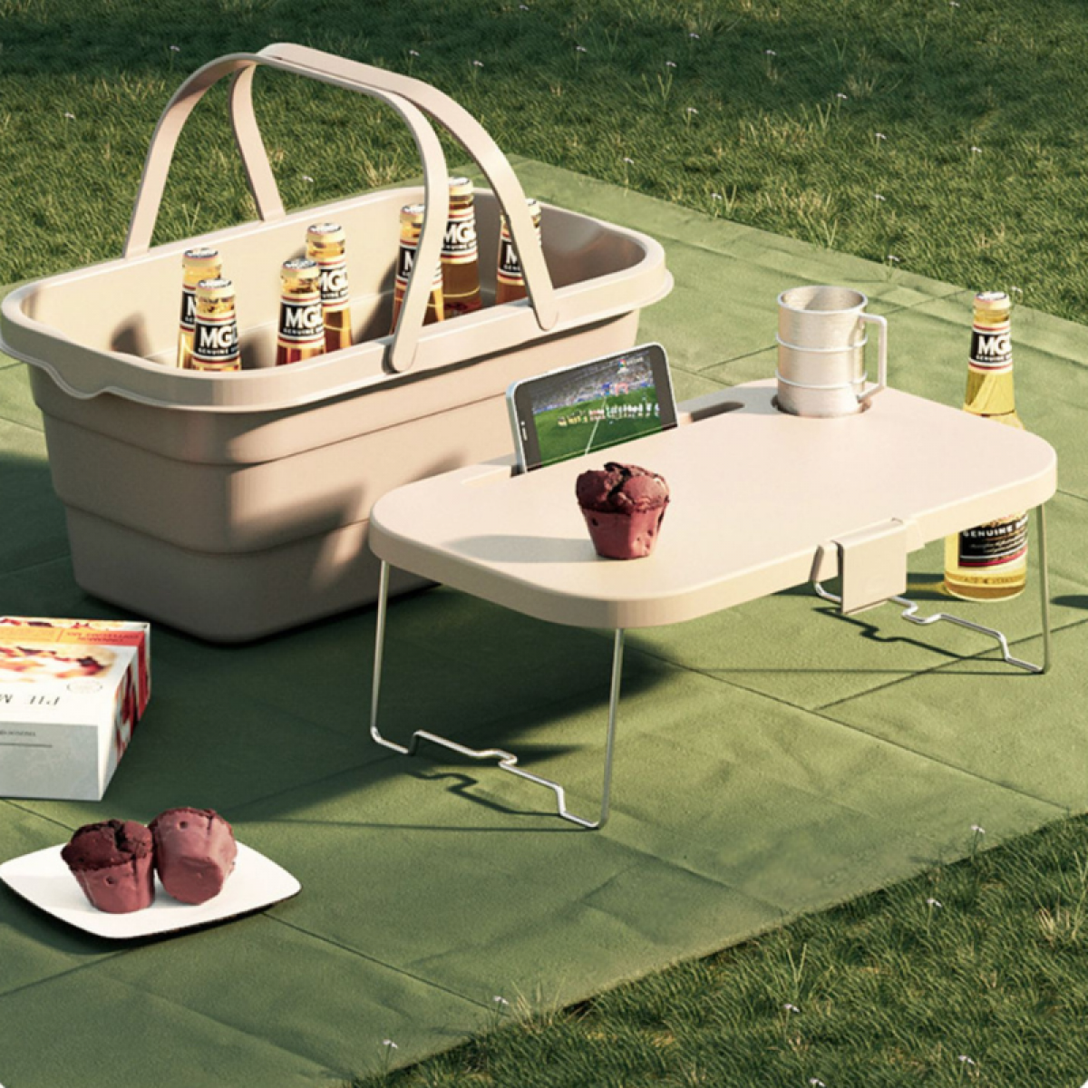 Lighean Pliabil Multifuncțional – Ideal Pentru Picnicuri și Călătorii