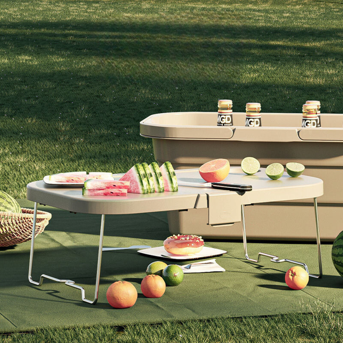 Lighean Pliabil Multifuncțional – Ideal Pentru Picnicuri și Călătorii