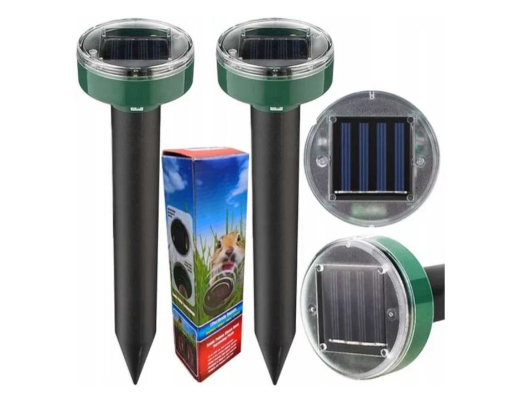 2X Lampa Solară Anti-Dăunători – Protecție Eficientă și Ecologică pentru Grădina Ta!