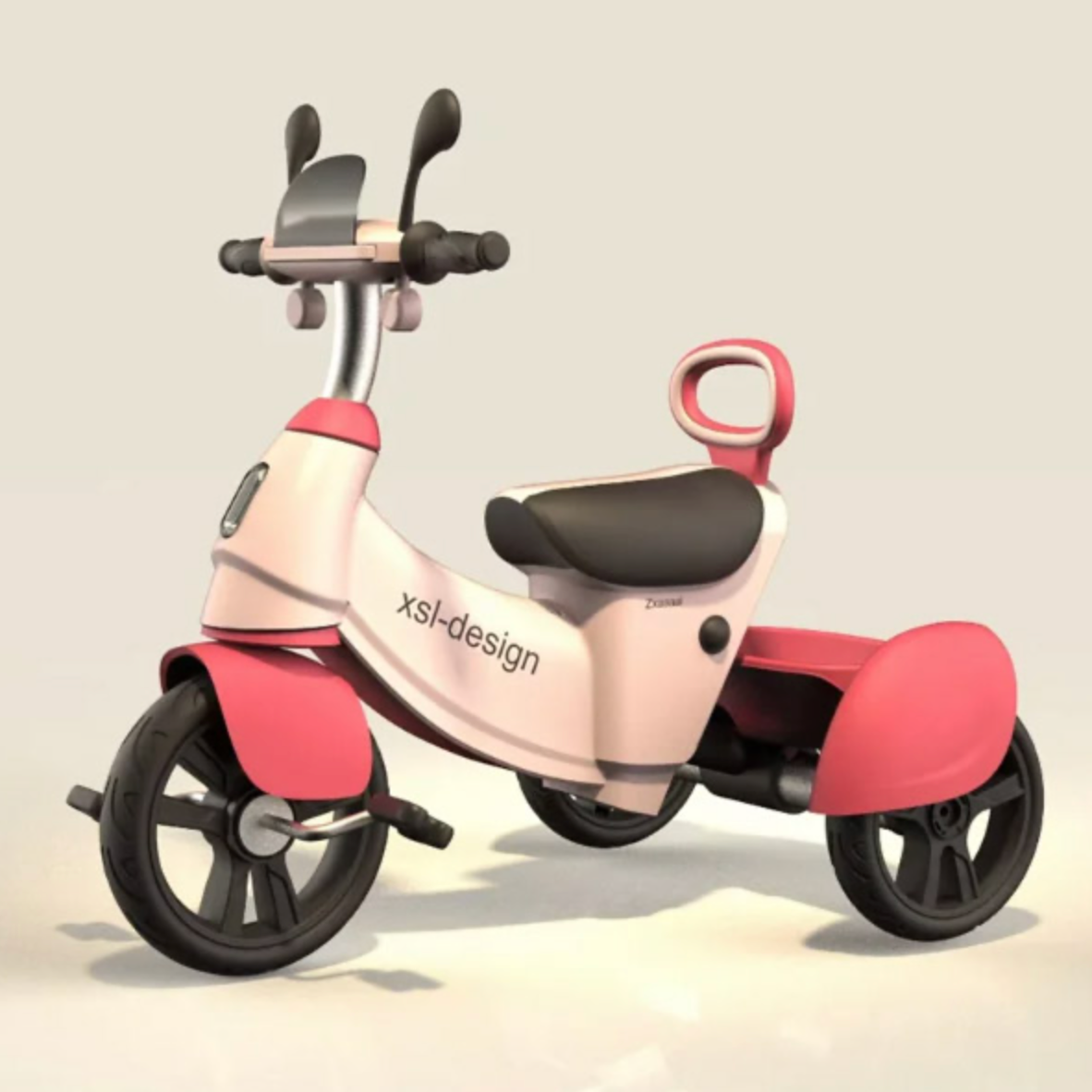 Tricicletă Pentru Copii – Recomandată de la 3 ani, cu Scaun Ergonomic și Portbagaj