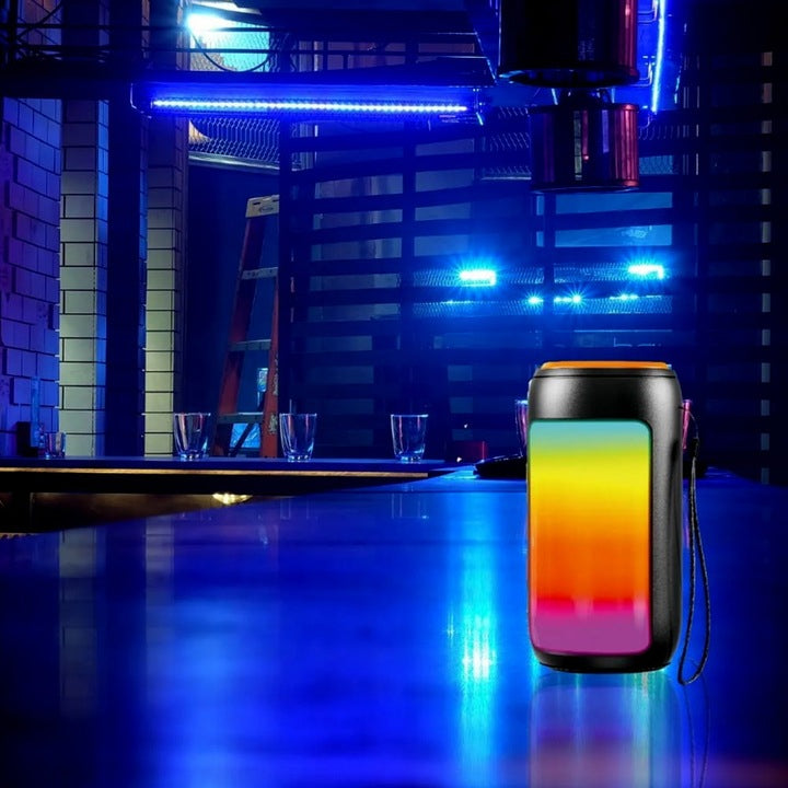 Boxă Portabilă Wireless – Sunet Stereo, Lumini și Distracție Oriunde