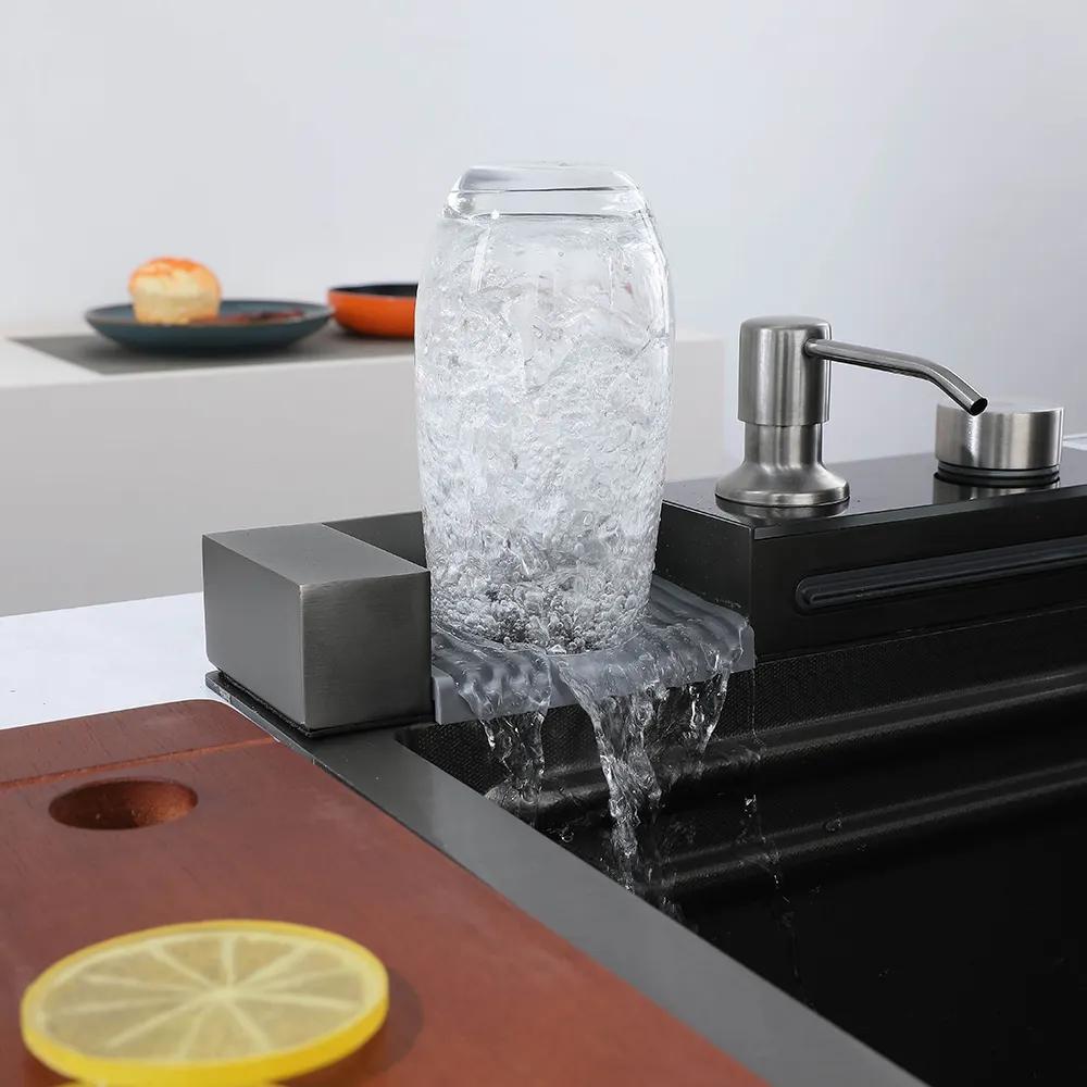 Chiuvetă Smart Multifuncțională din Inox – Tehnologie și Eleganță în Bucătăria Ta