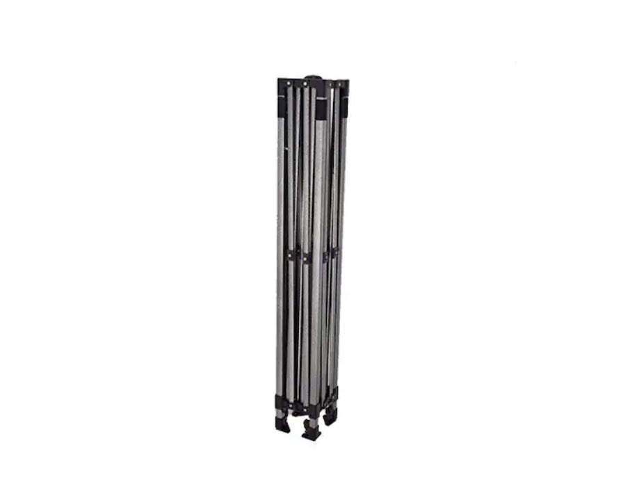 Cort pavilion pliabil, 3x3 m, Cadru metal cu panza impermeabila pentru Curte, Gradina, Evenimente, Albastru