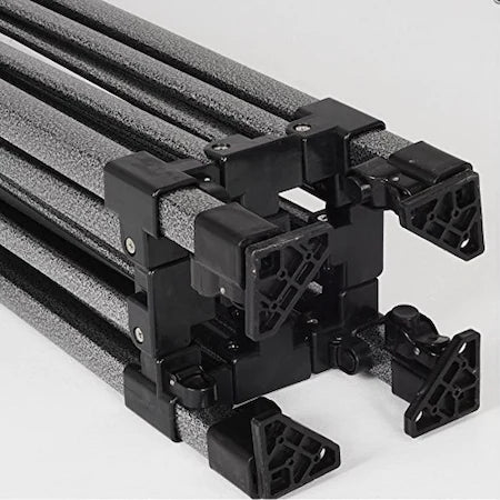 Cort pavilion pliabil, 3x3 m, Cadru metal cu panza impermeabila pentru Curte, Gradina, Evenimente, Rosu
