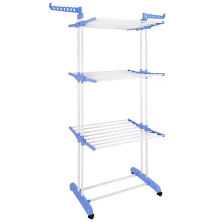 Uscator de Rufe, Vertical, Pliabil si Mobil, Compact, cu 3 Niveluri de Uscare
