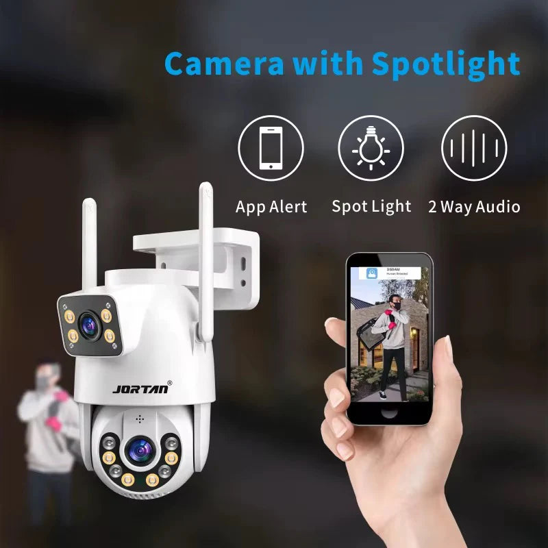 CAMERĂ SUPRAVEGHERE JORTAN JT-9697 – WIFI, FULL HD, DETECȚIE INTELIGENTĂ