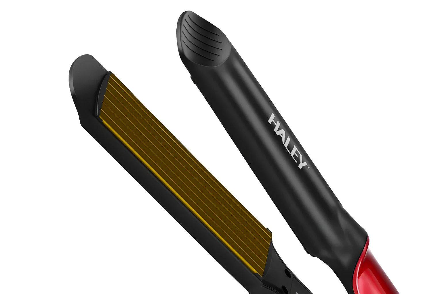 Placă de creponat părul HALEY HY-3006 Wave Splint, 45W, 4 trepte de temperatură, încălzire rapidă, 2 în 1 – îndreptare și onduleuri naturale