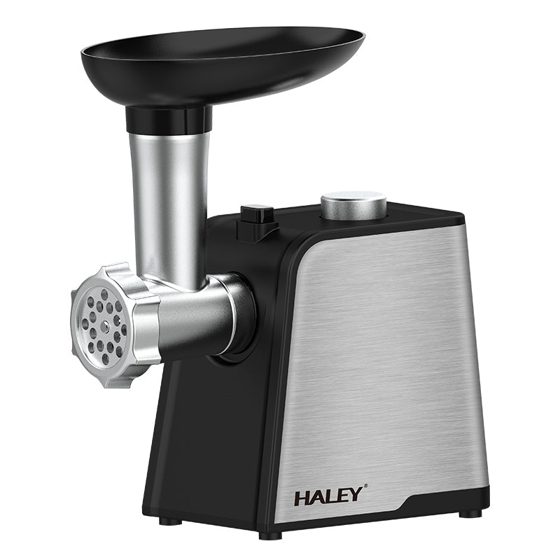Mașină de Tocat Carne HALEY 2000W, Oțel Inoxidabil, Cutter cu Torsiune Mare, Ușor de Curățat, Port Mare pentru Alimentare