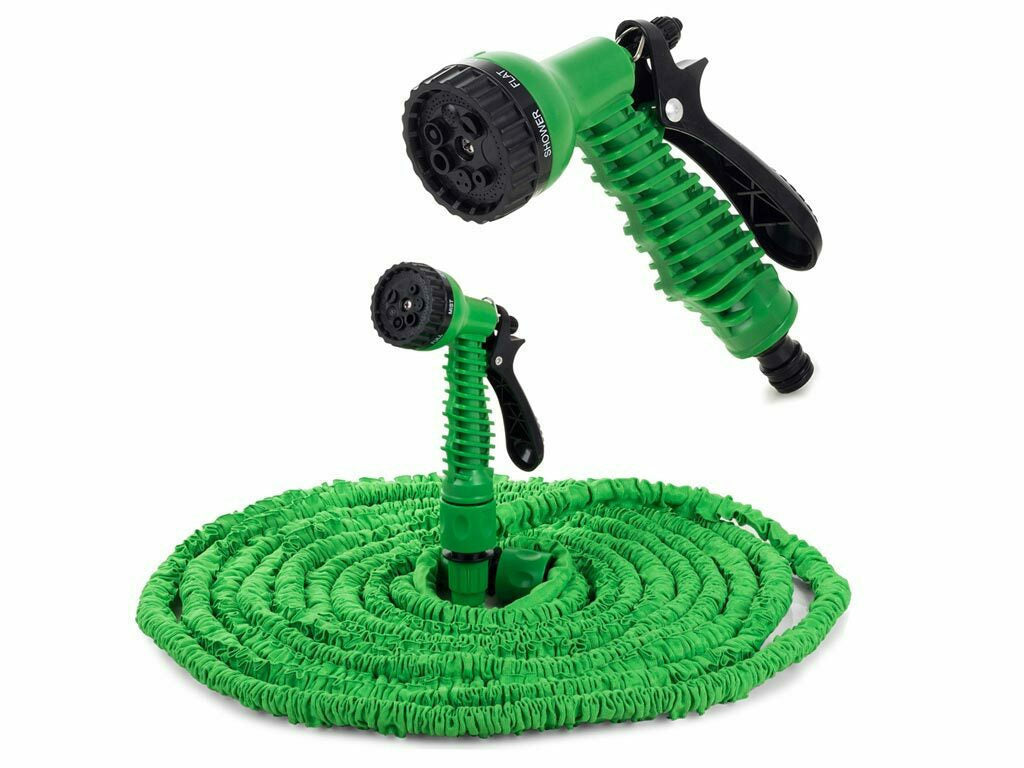 Furtun Extensibil de Grădină 30 Metri – Cu Accesoriu de Udare și Cuplă Rapidă
