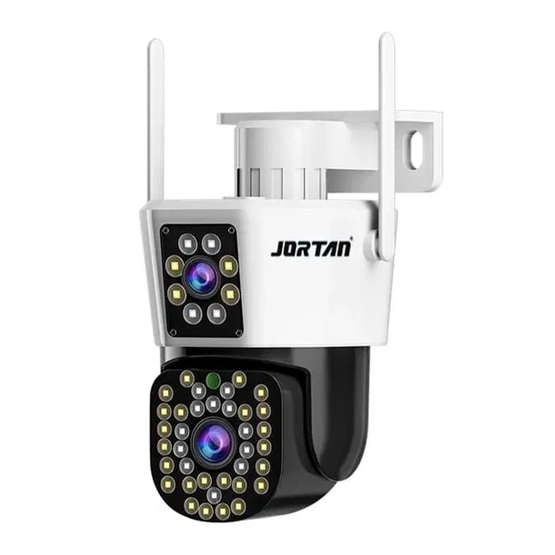 Camera de Supraveghere JORTAN, JT-8293, WiFi, Dual, PTZ 355°, 2 Lentile, IP66, Audio Bidierctional + Card 32GB