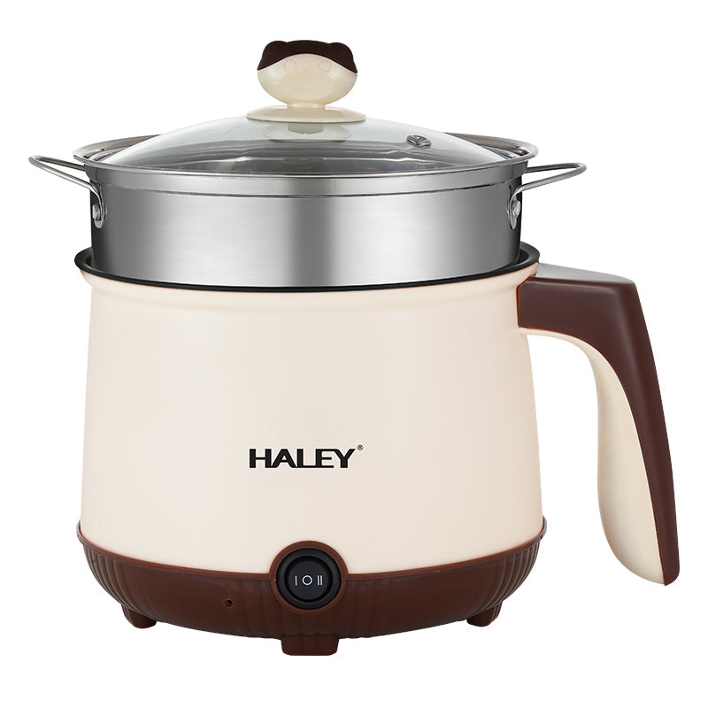 Multicooker Electric Portabil 2.2L, 600W – Gătit Rapid, Menținere la Cald, Oală Antiaderentă, Protecție Supraincălzire