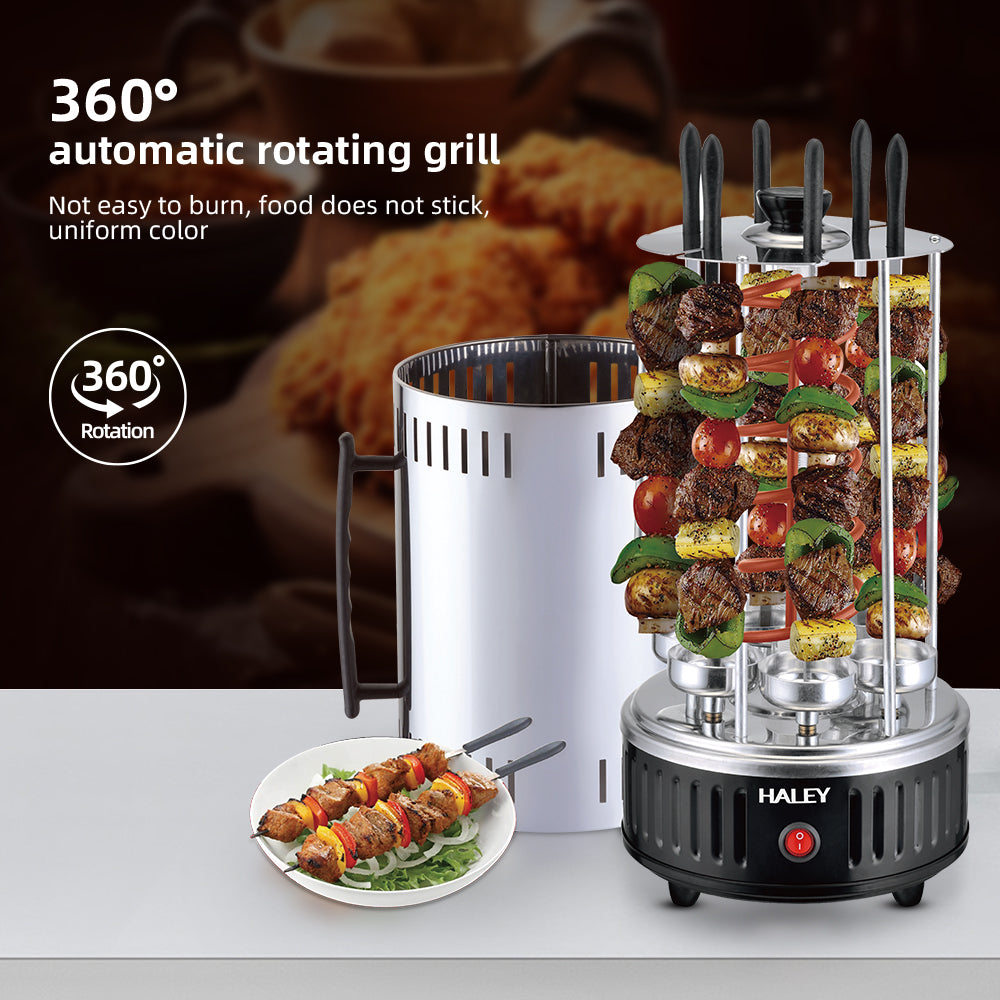 Gratar Electric de Interior, 1500W, Rotire 360 grade