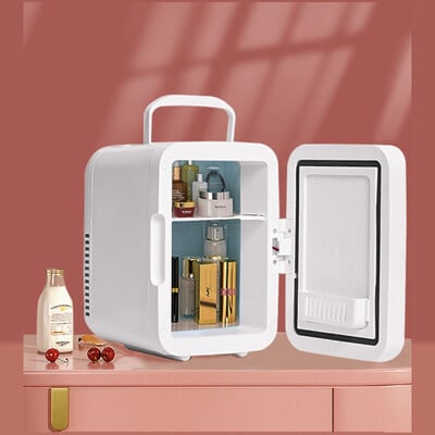 Mini Frigider 2-în-1 pentru Cosmetice și Alimente – Funcție de Răcire și Încălzire, 4L, Portabil, Ideal pentru Casă și Mașină