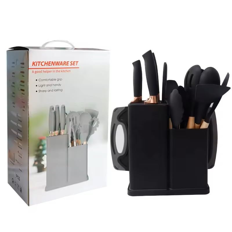 Set 19 Ustensile din Silicon, pentru Bucatarie
