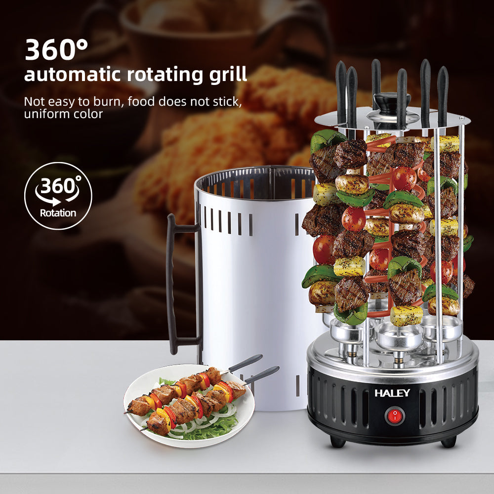 Gratar Electric de Interior HALEY HY-8602 – Performanta Ridicata, Design Modern si Operare Simpla pentru Gatit Acasa