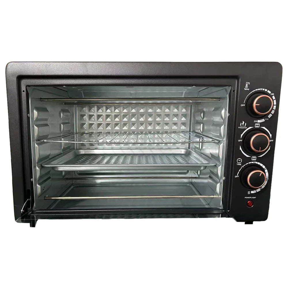 Cuptor Electric, 48L, 2500W, Timer 60 min, Grill, Control Temperatură, Negru