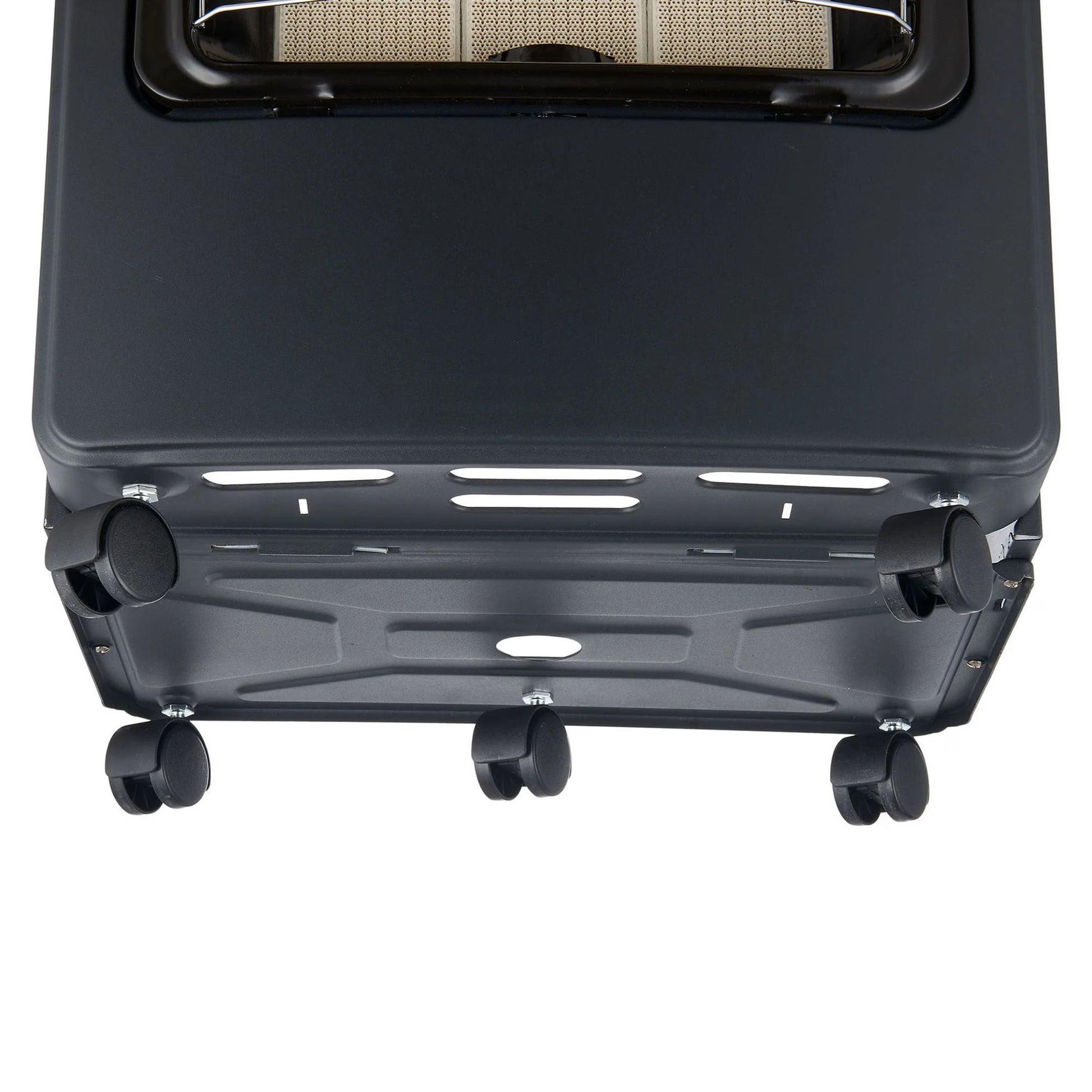 Soba pe Gaz Butelie GPL cu 3 Trepte Incalzire, Putere 4200W, Portabila pe Roti, Aprindere Automata, Incalzitor Ceramic, Regulator si Furtun Gaz