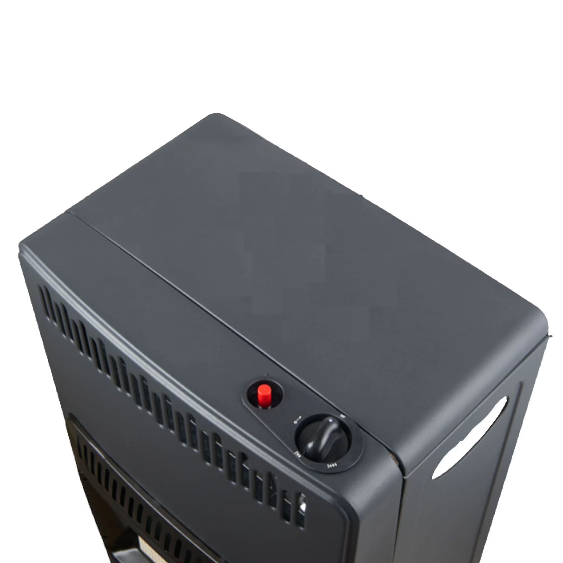 Soba pe Gaz Butelie GPL cu 3 Trepte Incalzire, Putere 4200W, Portabila pe Roti, Aprindere Automata, Incalzitor Ceramic, Regulator si Furtun Gaz