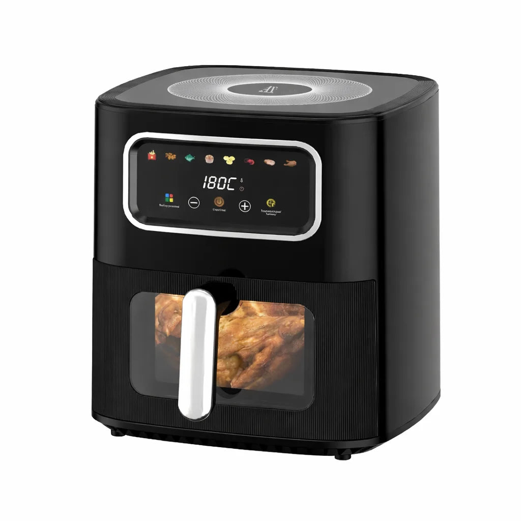 Friteuză cu Aer Cald, 10L, 2800W, Control Digital, 100 buc Hartie Airfryer Cadou