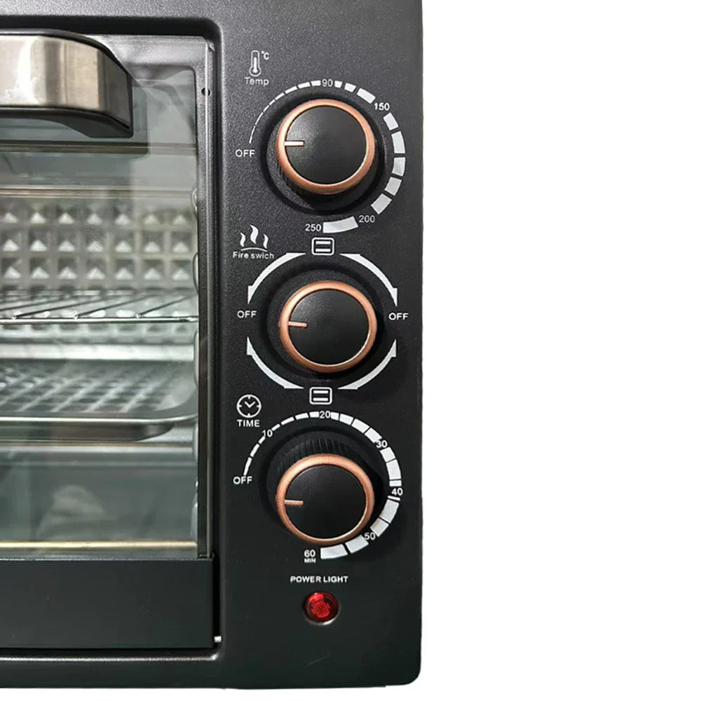 Cuptor Electric Multifuncțional 25L, 1500W, 4 elemente de încălzire, Rotisor, Timer 60 min