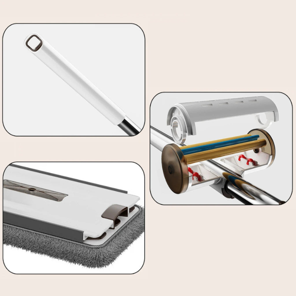 Set Mop + Lighean Pliabil + 4 Lavete Mop– Curățenie rapidă și fără efort