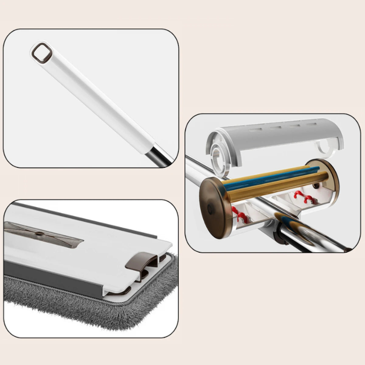 Set Mop + Lighean Pliabil + 4 Lavete Mop– Curățenie rapidă și fără efort
