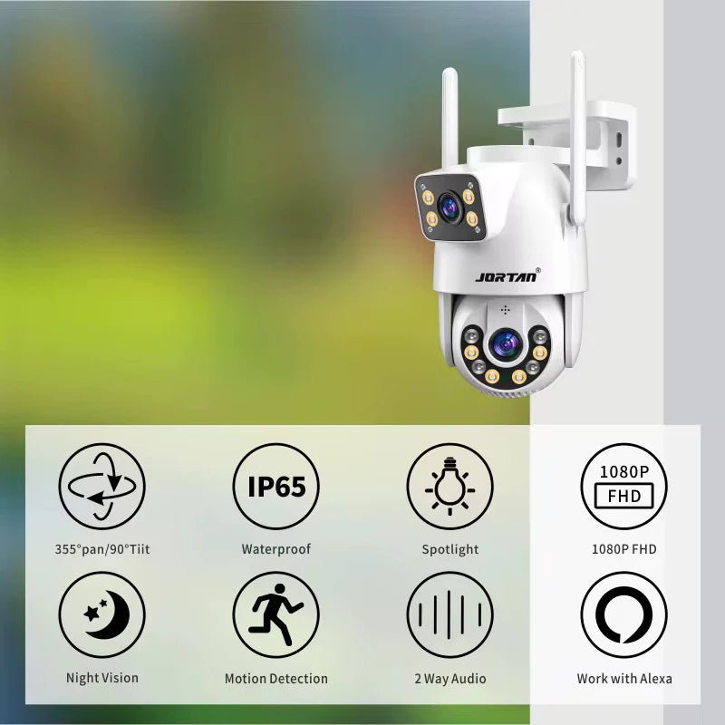 CAMERĂ SUPRAVEGHERE JORTAN JT-9697 – WIFI, FULL HD, DETECȚIE INTELIGENTĂ