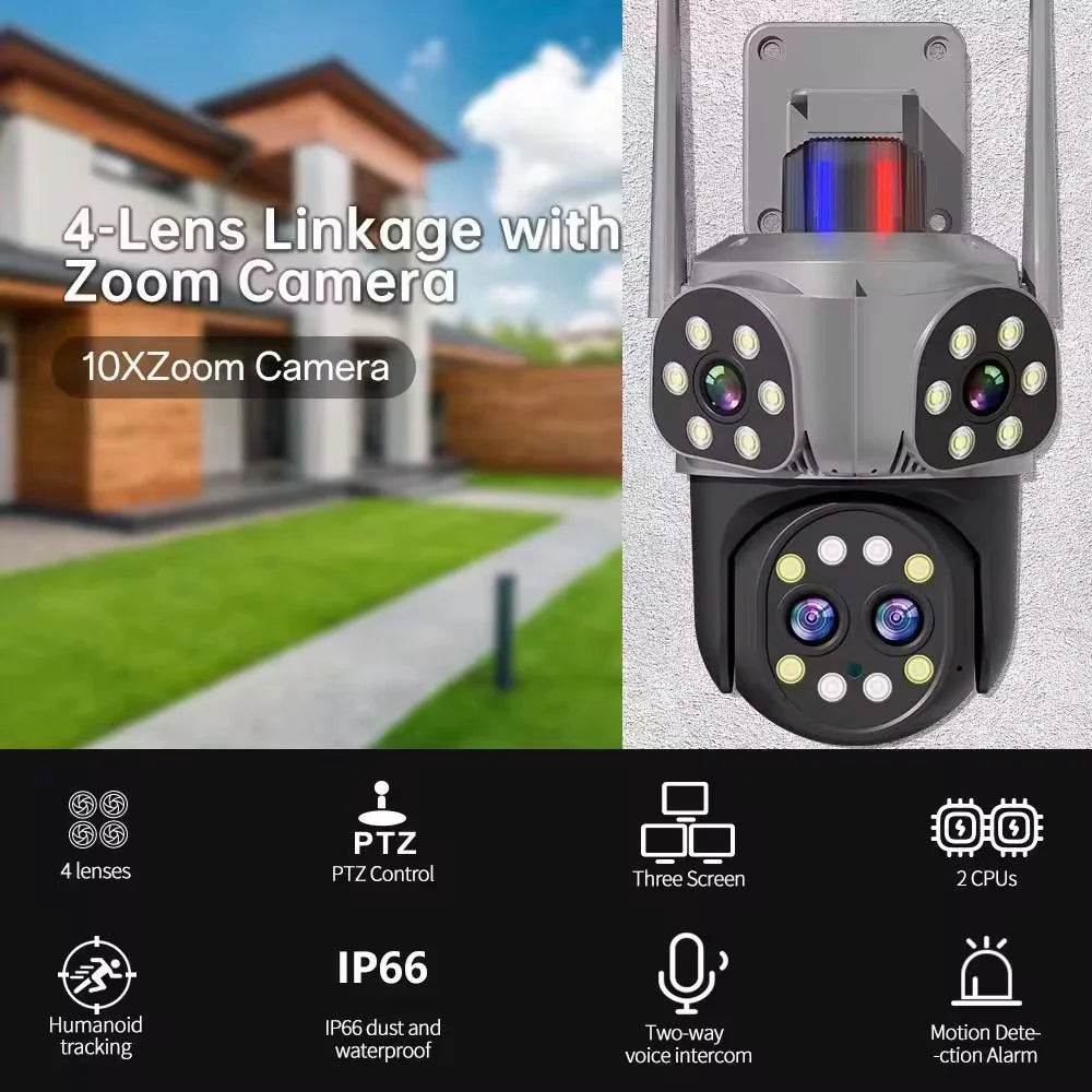 CAMERĂ SUPRAVEGHERE JORTAN JT-8856 – WIFI, FULL HD, DETECȚIE INTELIGENTĂ