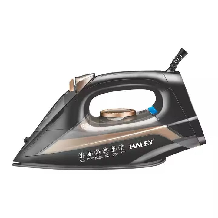 Fier de Călcat Electric HALEY 2200W, Mic Portabil de Înaltă Calitate, cu Abur, Puternic pentru Hoteluri