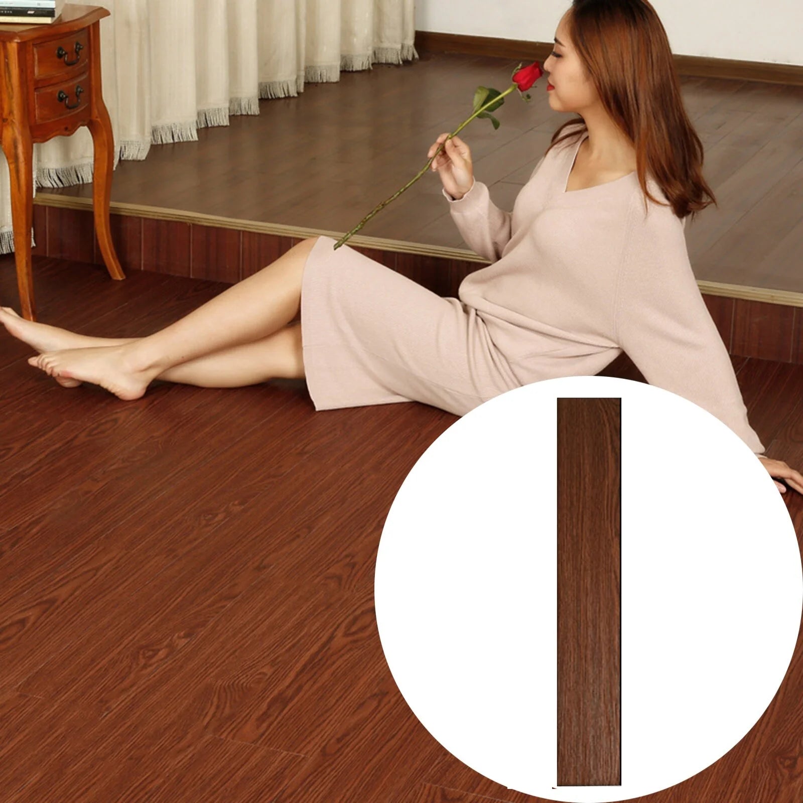 Set 36 Placi, De Pardoseala, durabil, autoadezive, PVC, 914.4mm x152.4mm, mm 5 m²/box