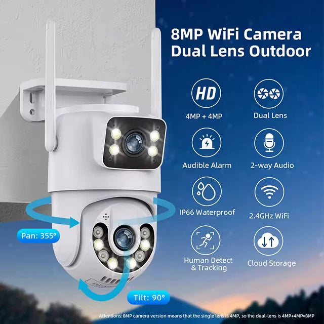 CAMERĂ SUPRAVEGHERE JORTAN JT-9697 – WIFI, FULL HD, DETECȚIE INTELIGENTĂ