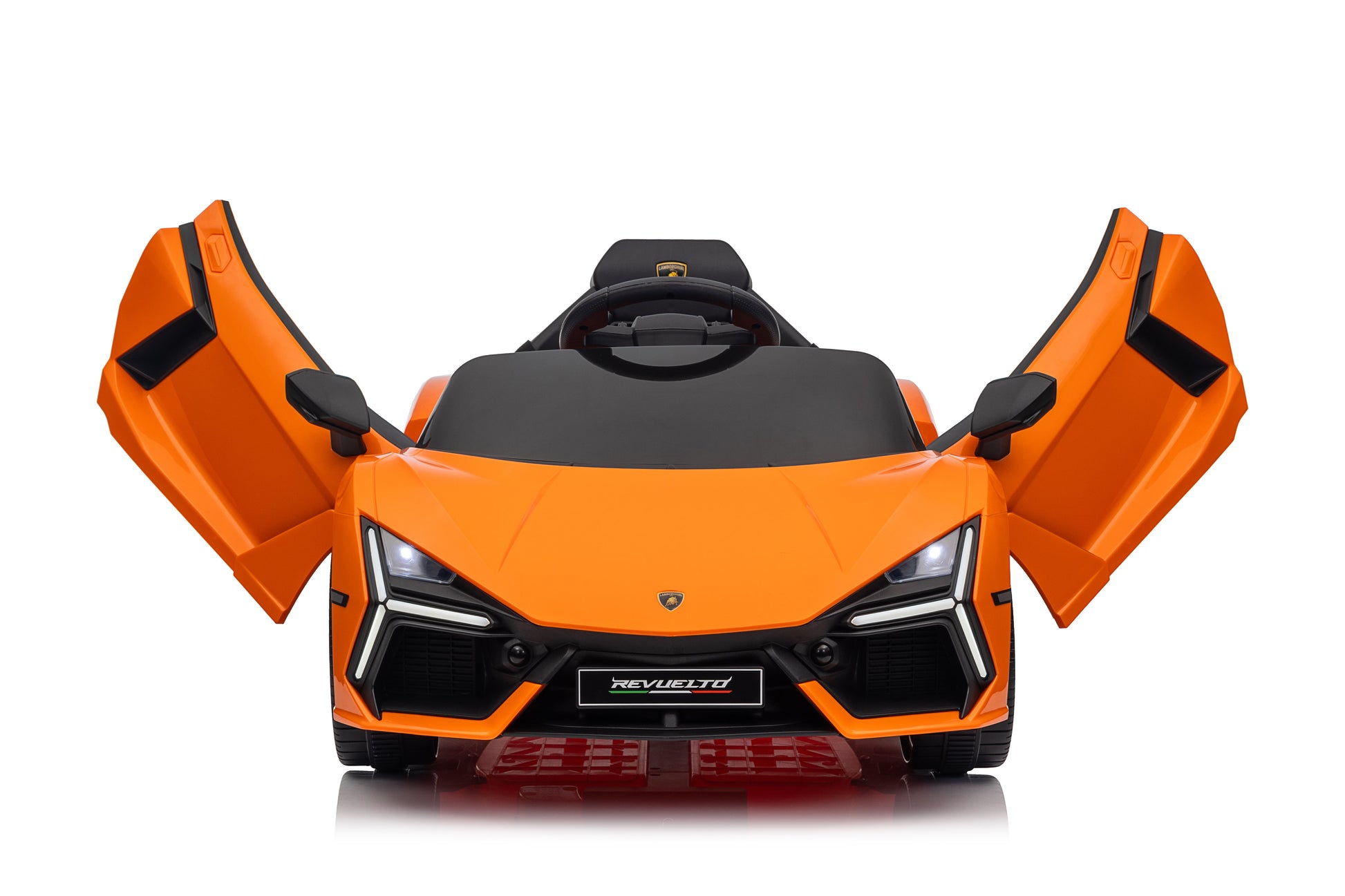 Lamborghini Revuelto – Mașinuță electrică pentru copii (12V, 2 motoare de 390)