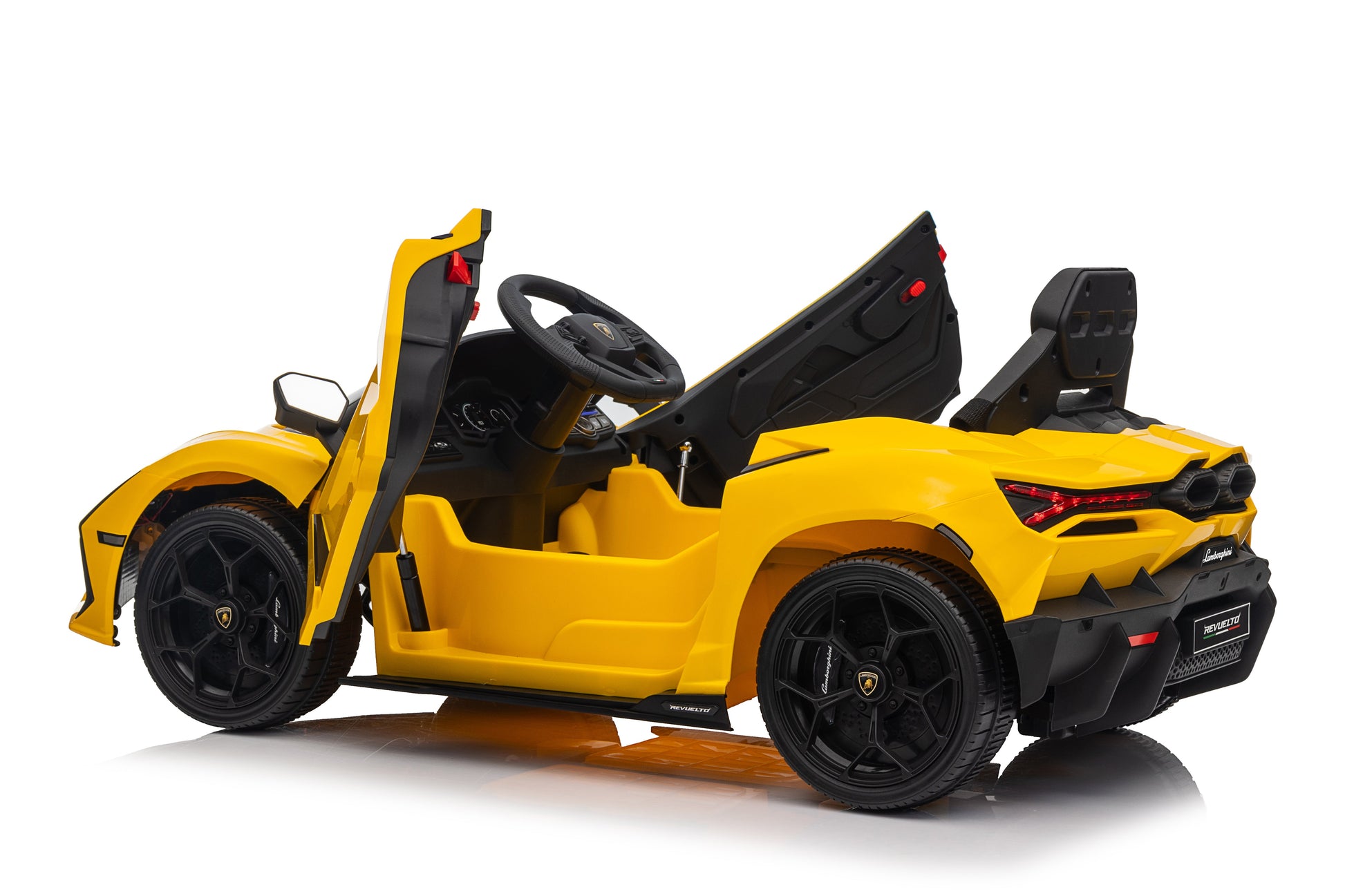 Lamborghini Revuelto – Mașinuță electrică pentru copii (12V, 2 motoare de 390)