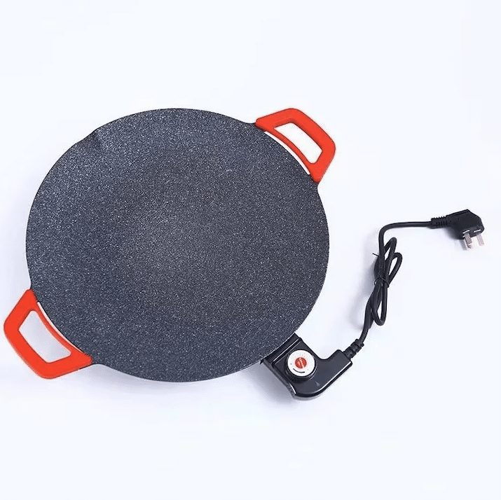 Plita-Disc-Gratar Electric, 36 CM, Gatire fara ulei, Interior-Exterior