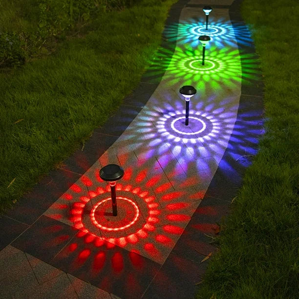 Set 6x Lămpi Solare LED – Iluminare Ecologică și Colorată pentru Curtea Ta