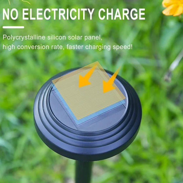 Set 6x Lămpi Solare LED – Iluminare Ecologică și Colorată pentru Curtea Ta