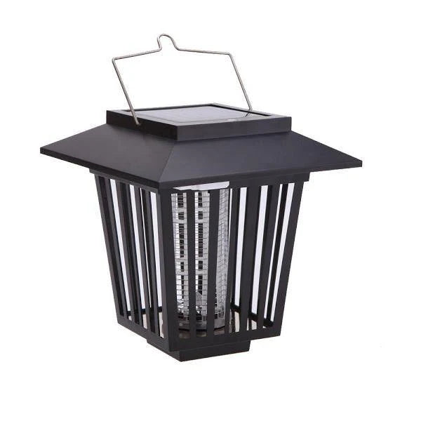 Lampa Solară cu LED și UV Anti-Insecte – 3 în 1: Iluminare Decorativă, Protecție Impotriva Insectelor și Funcționare Automată