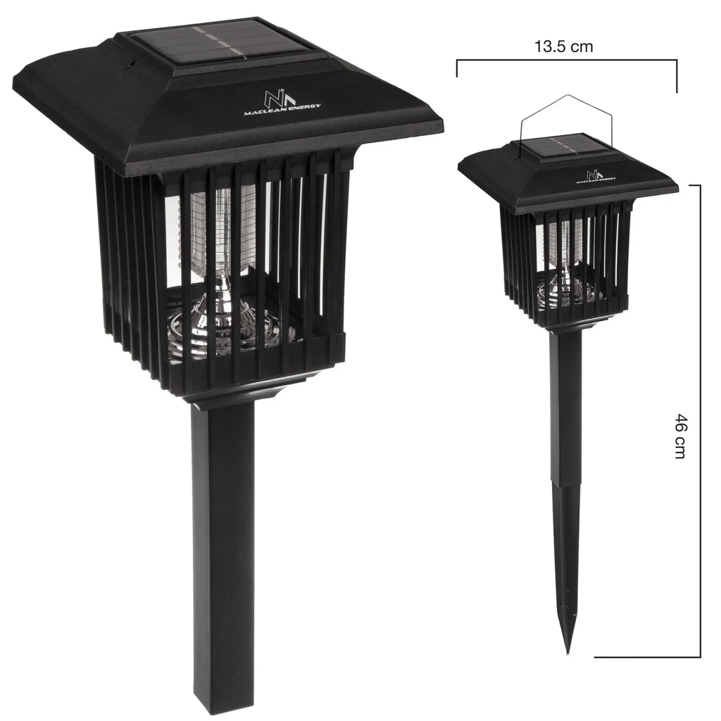 Lampa Solară cu LED și UV Anti-Insecte – 3 în 1: Iluminare Decorativă, Protecție Impotriva Insectelor și Funcționare Automată