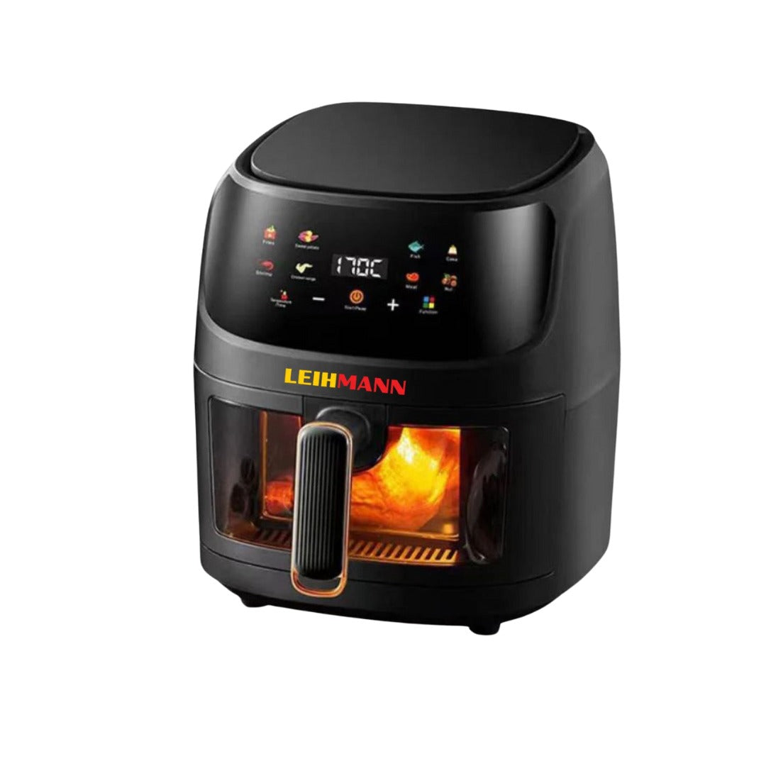 Friteuză cu Aer Cald Digitală 8L, 2400W – Gătit Sănătos și Rapid Fără Ulei