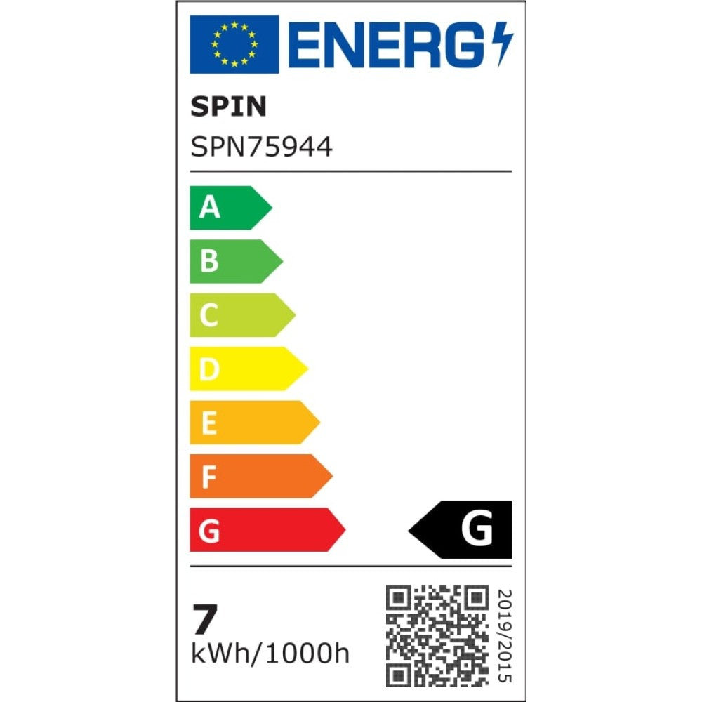 Aplica LED Perete Semicerc fi135, 7W 3000K, lumina calda, cu protectie IP65