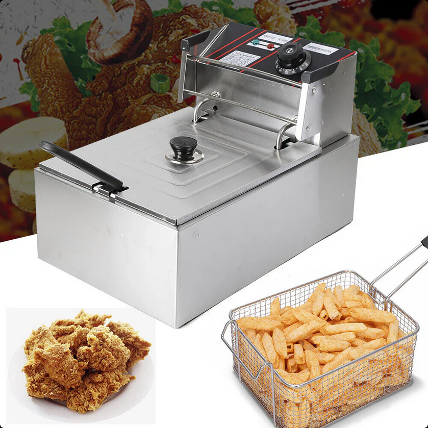 Friteuză Profesională 6L – Gătit Rapid și Crocant, la Nivel de Restaurant!