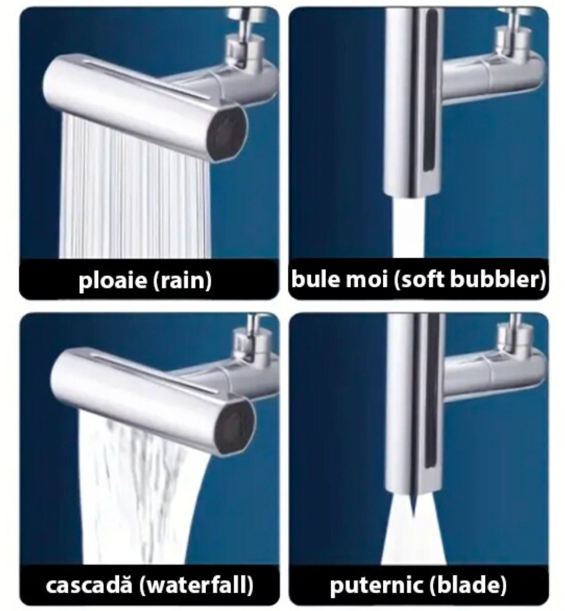 Adaptor Multifuncțional pentru Robinet – Flexibilitate și Economie de Apă