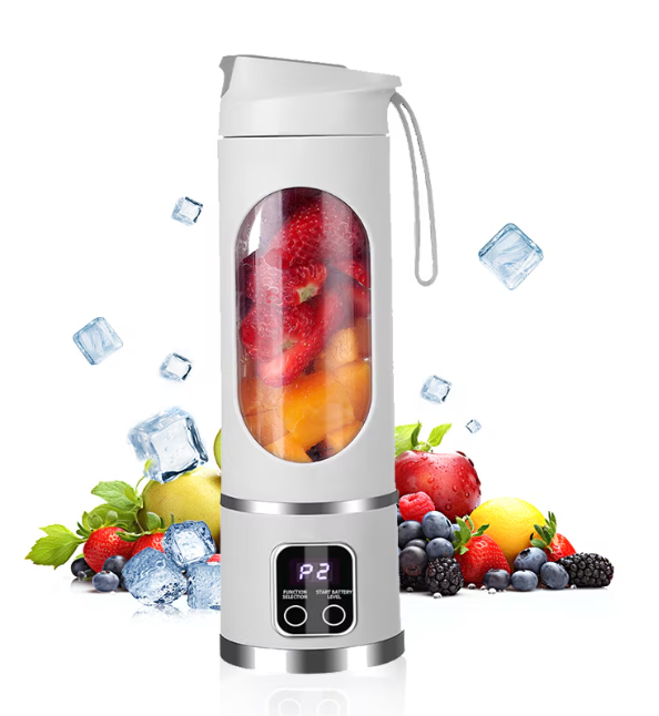 Mini Blender Electric, Portabil si Multifunctional,Fara BPA, Capacitate 450ml, Baterie reincarcabila, Pentru sala de sport, calatorii si activitati in aer liber
