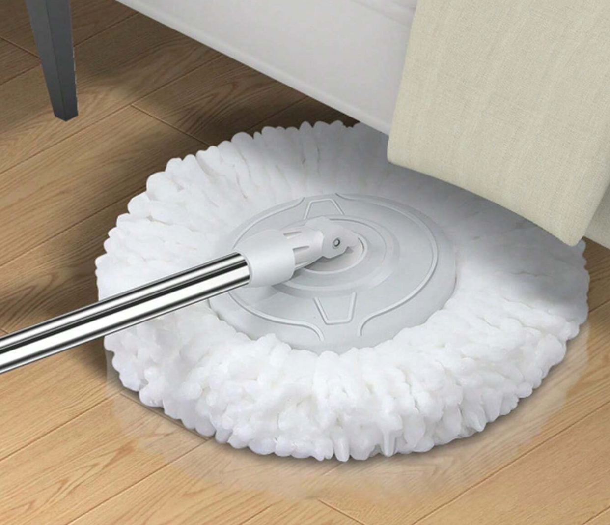 Set Galeata cu Mop din Microfibra + 4 Lavete Mop- Super absorbante