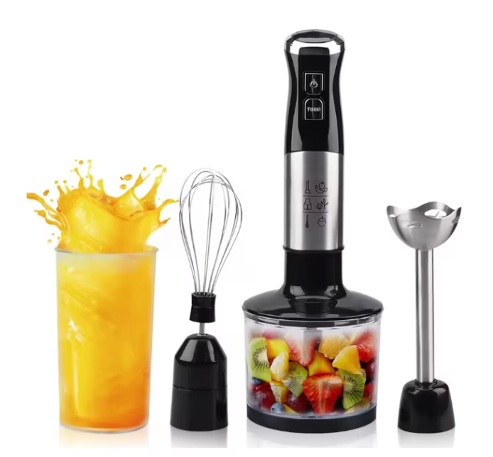 Blender & Tocător 4 în 1 – Putere 1500W, 9 viteze + Turbo