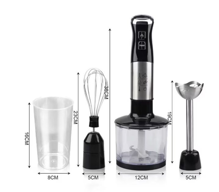 Blender & Tocător 4 în 1 – Putere 1500W, 9 viteze + Turbo