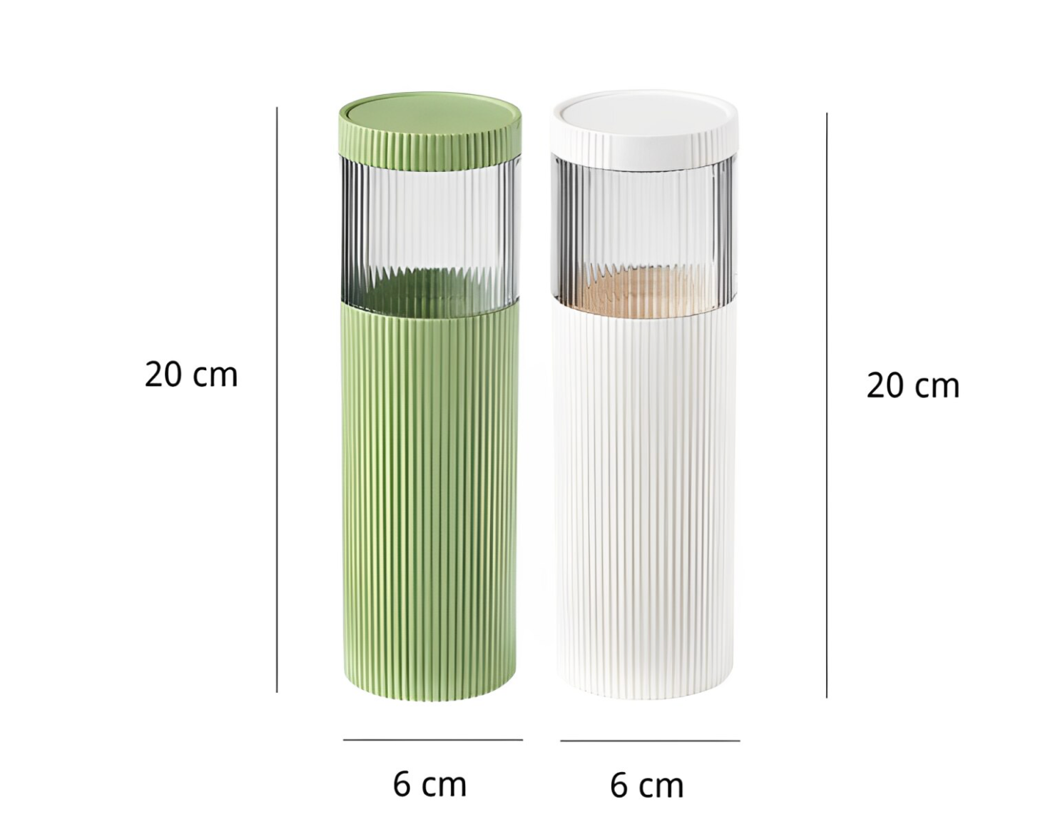 Set 2 Suporturi pentru Periuțe de Dinți – Igienă & Eleganță