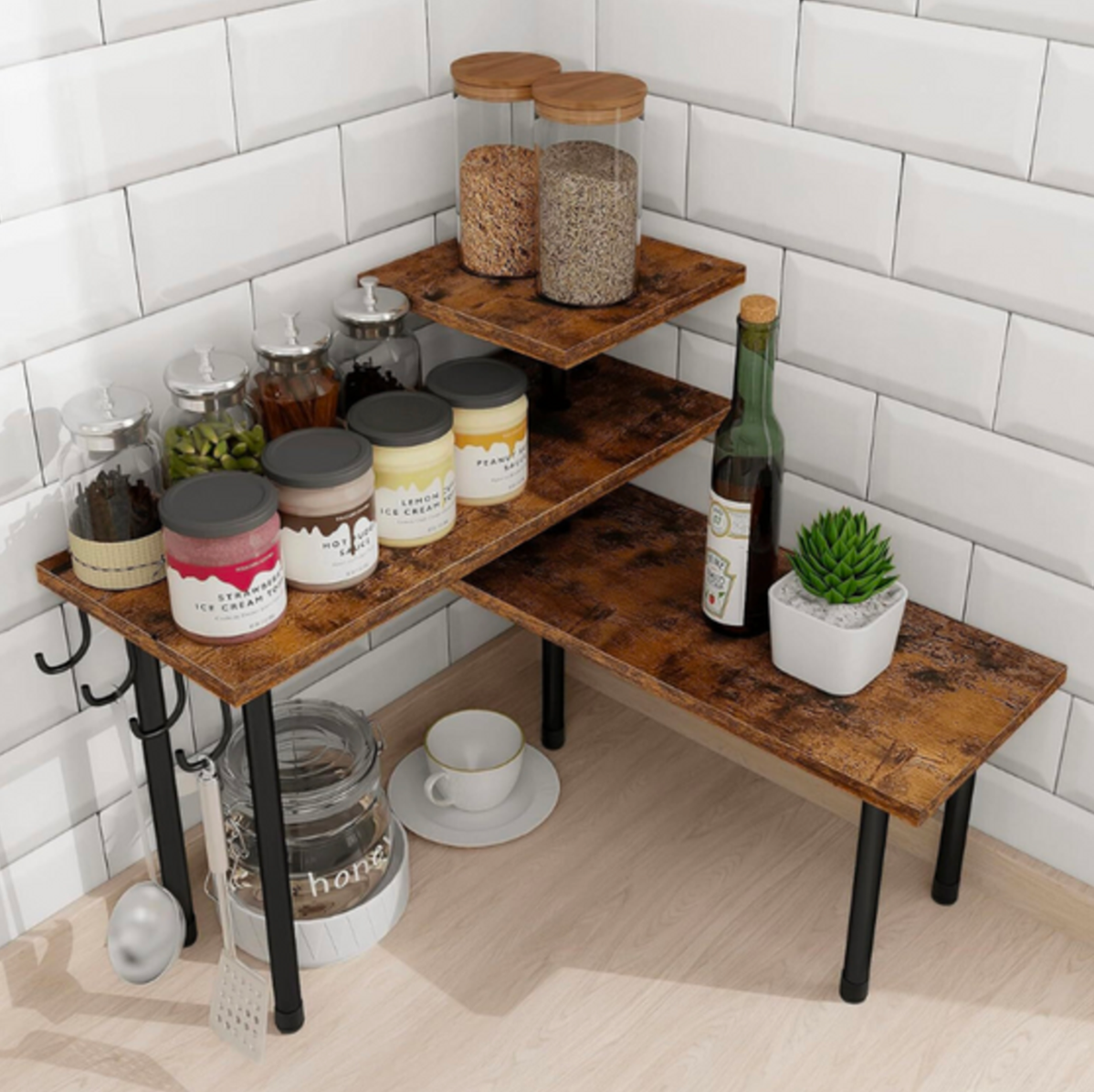Etajeră cu 3 polițe – Design modern și organizare inteligentă