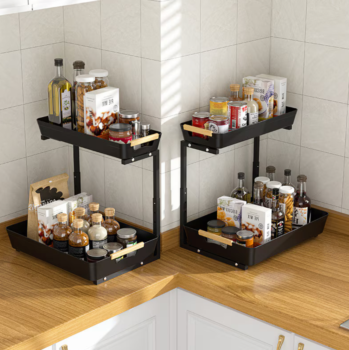 Organizator multifuncțional pentru bucătărie și baie – spațiu maxim, design modern