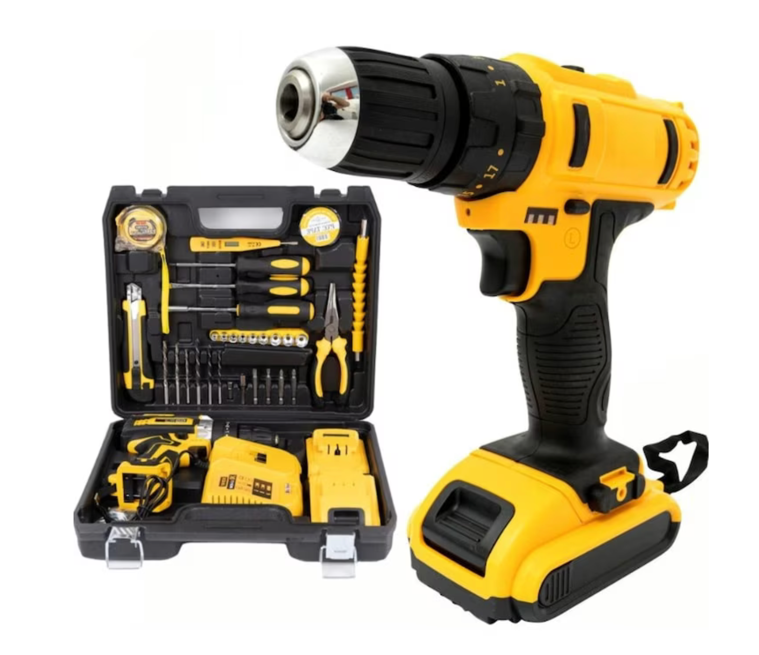 Autofiletantă cu Acumulator 24V, 2 Baterii, Trusă Completă – Putere, Precizie și Performanță la Tine Acasă